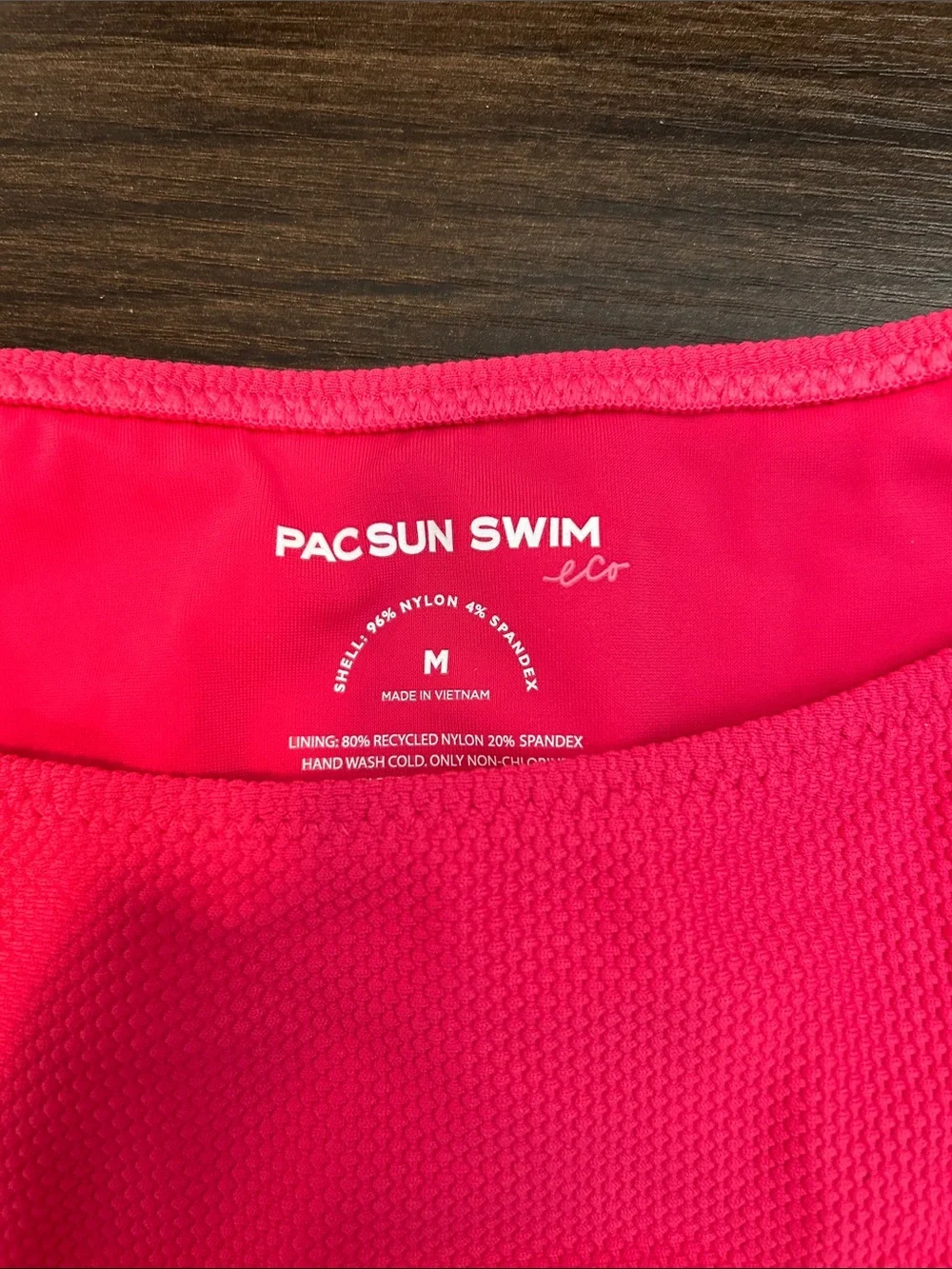 PacSun Neon Pink Tie-Side Bikini Bottom